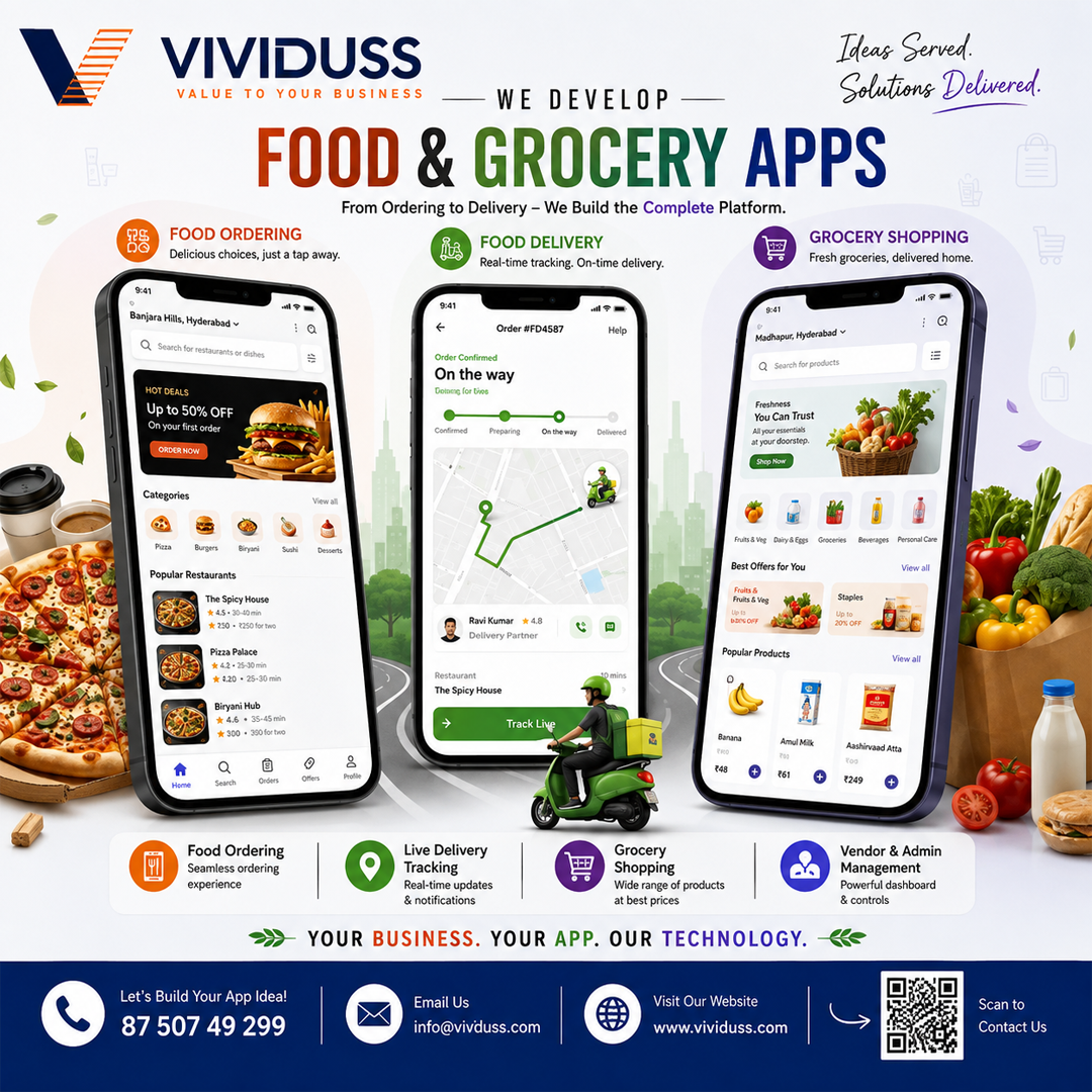 Food & Grocery Delivery Apps